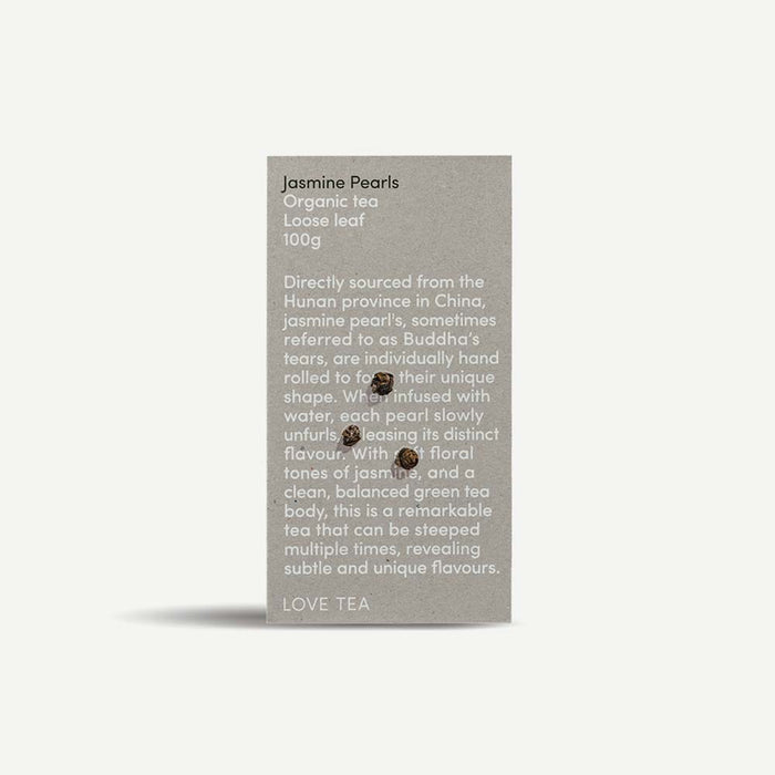 Love Tea Organic Jasmine Pearls Loose Leaf Tea - 100g - L'Organic