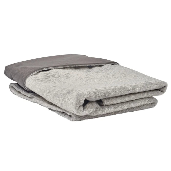 Luxury Throw Blanket | Grey Goose Shearling