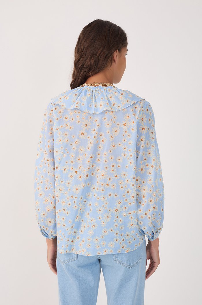 Margaridas Azul Print Tunic_4