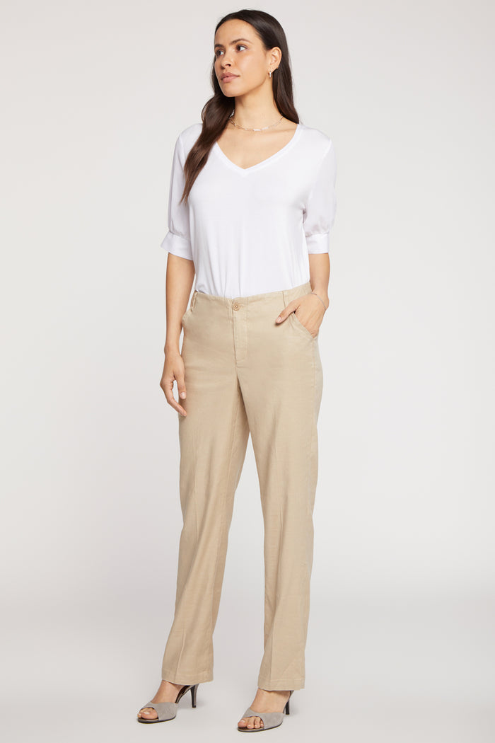 Marilyn Straight Pants - Feather
