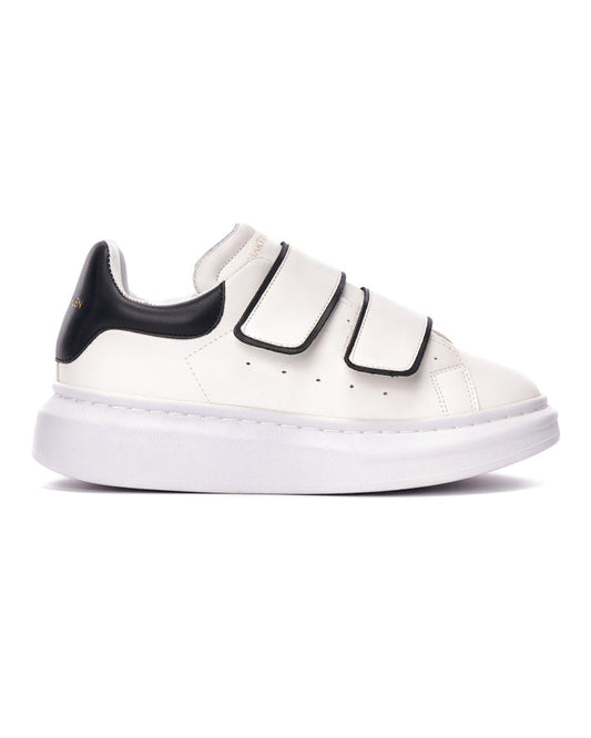 ‘Martin Valen Velocanto’ Women's Laceless Black-White Chunky Shoes