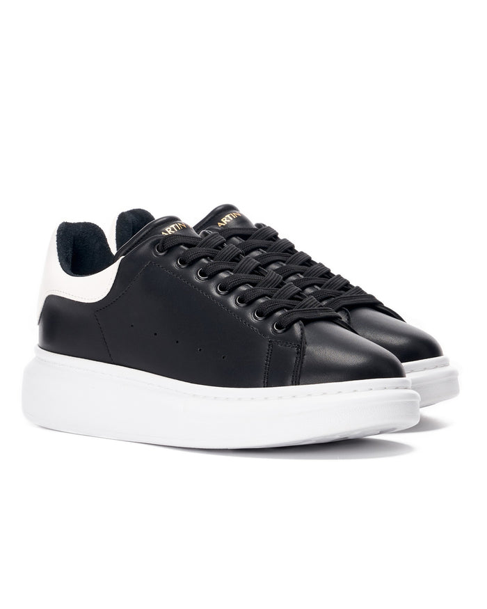 Martin Valen Women’s Chunky Sneakers in Black and White (2)
