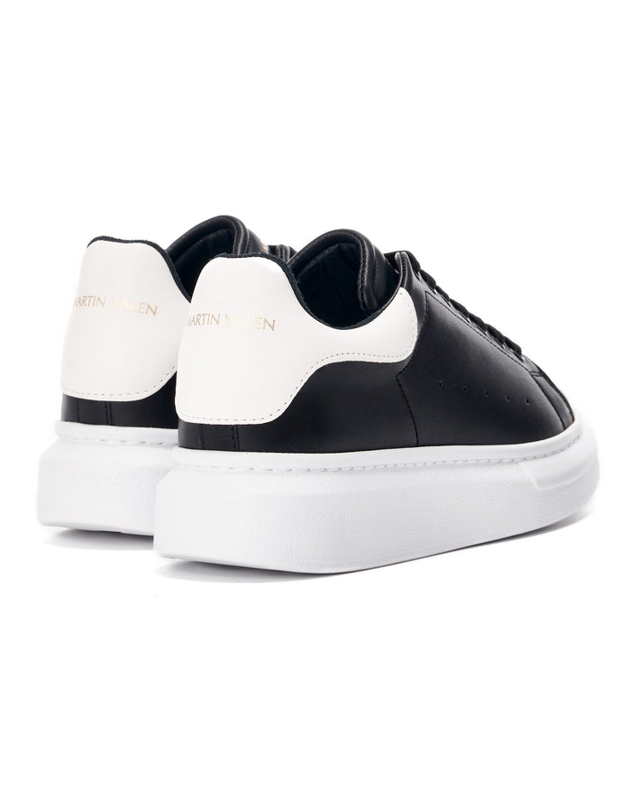 Martin Valen Women’s Chunky Sneakers in Black and White (3)