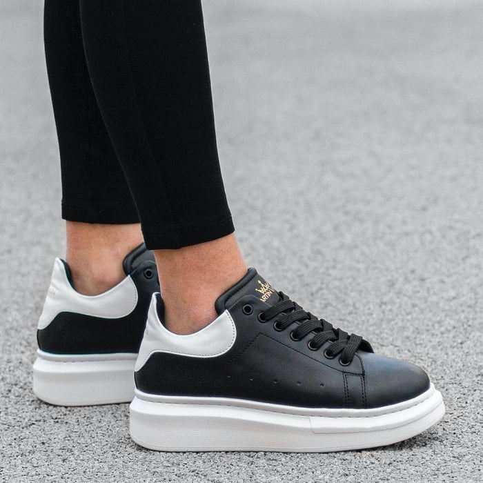 Martin Valen Women’s Chunky Sneakers in Black and White (5)