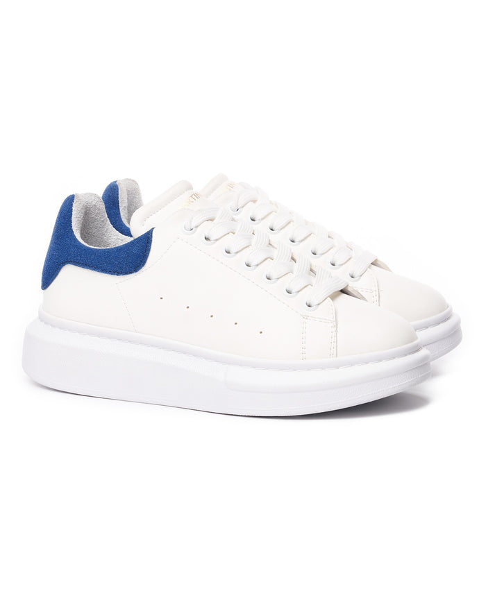 Martin Valen Women’s Chunky Sneakers in White and Blue (2)