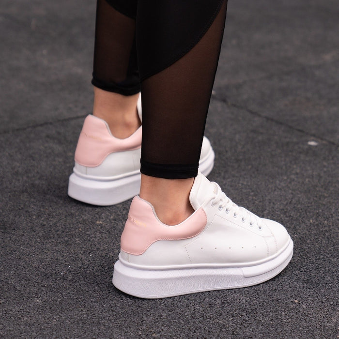 Martin Valen Women’s Chunky Sneakers in White and Pink (4)
