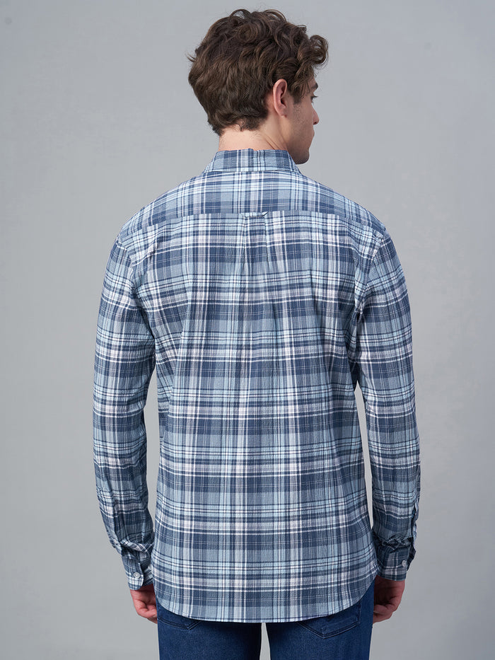 Men's 100% Cotton Regular Collar Shirt Navy