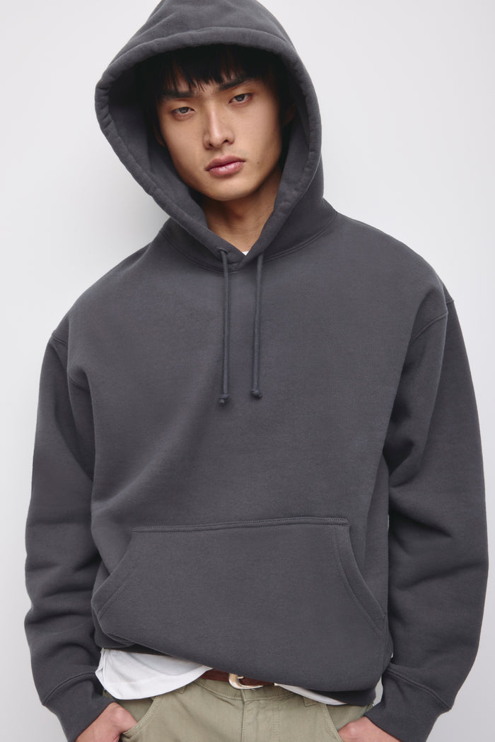 Men's Heavyweight Hoodie in Almost Black