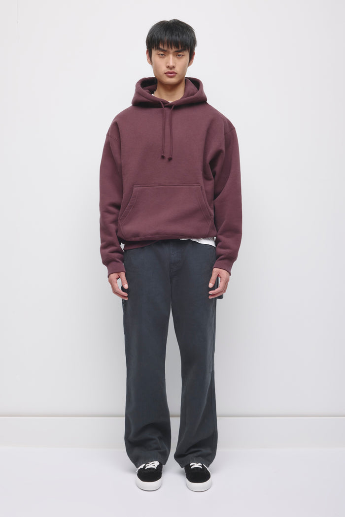 Men's Heavyweight Hoodie in Chocolate Plum