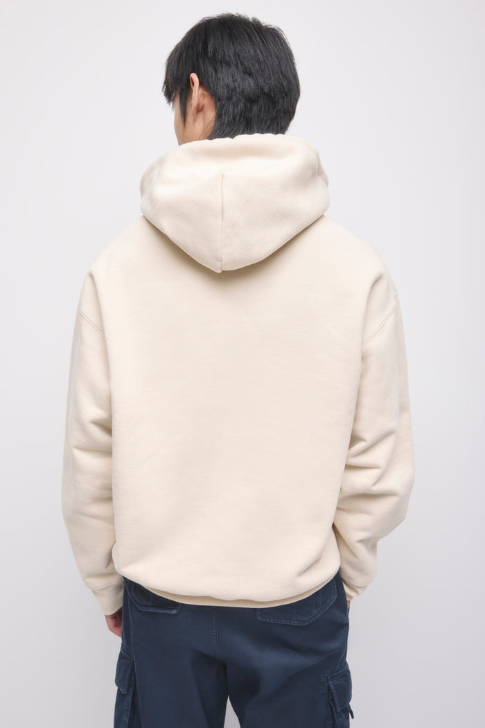 Men's Heavyweight Hoodie in Cream