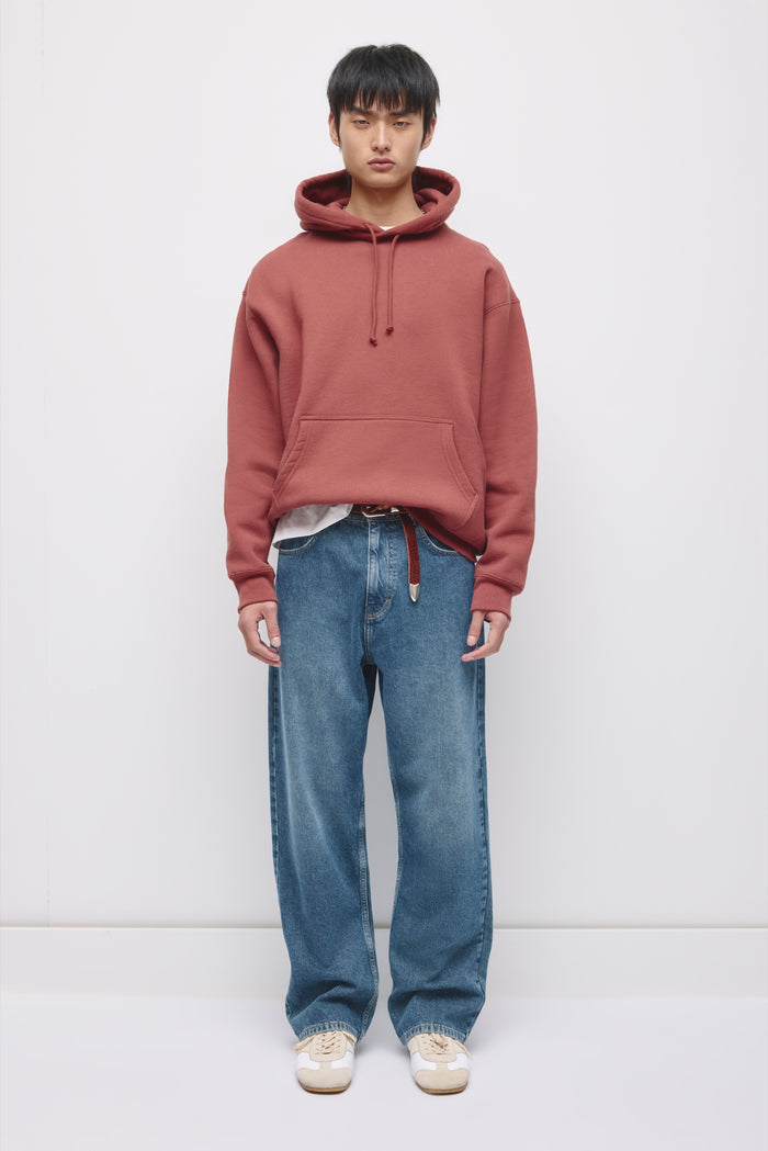 Men's Heavyweight Hoodie in Mahogany