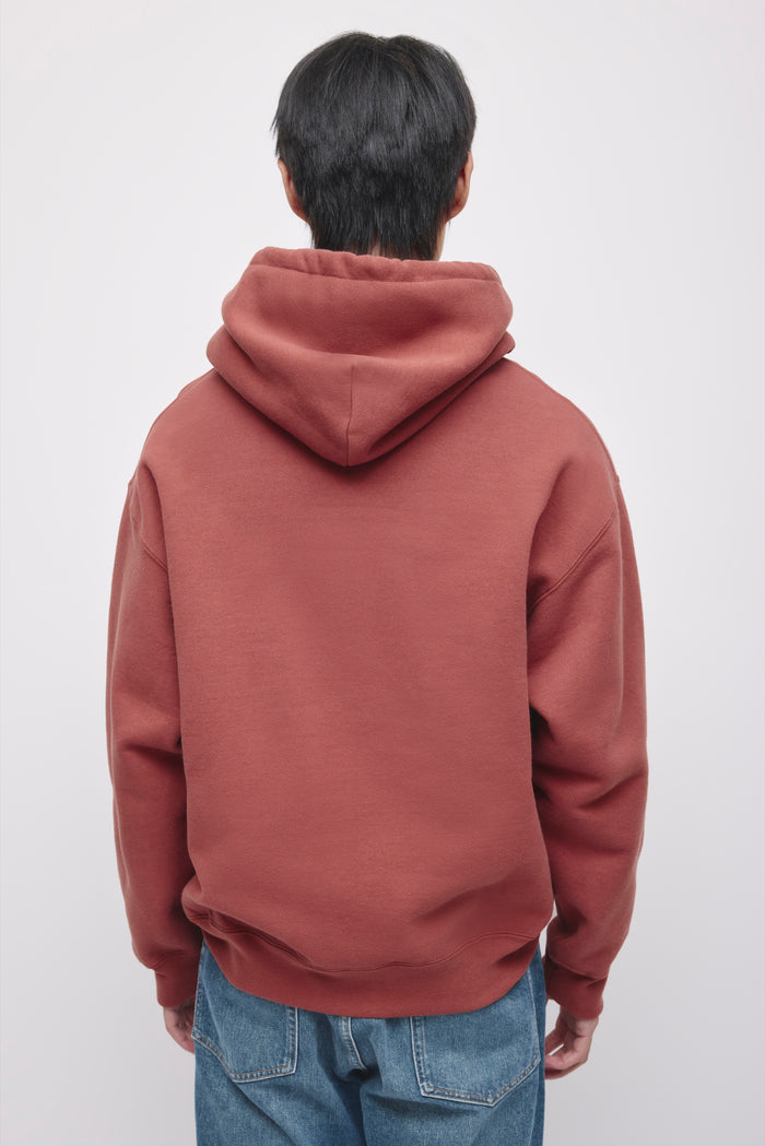 Men's Heavyweight Hoodie in Mahogany