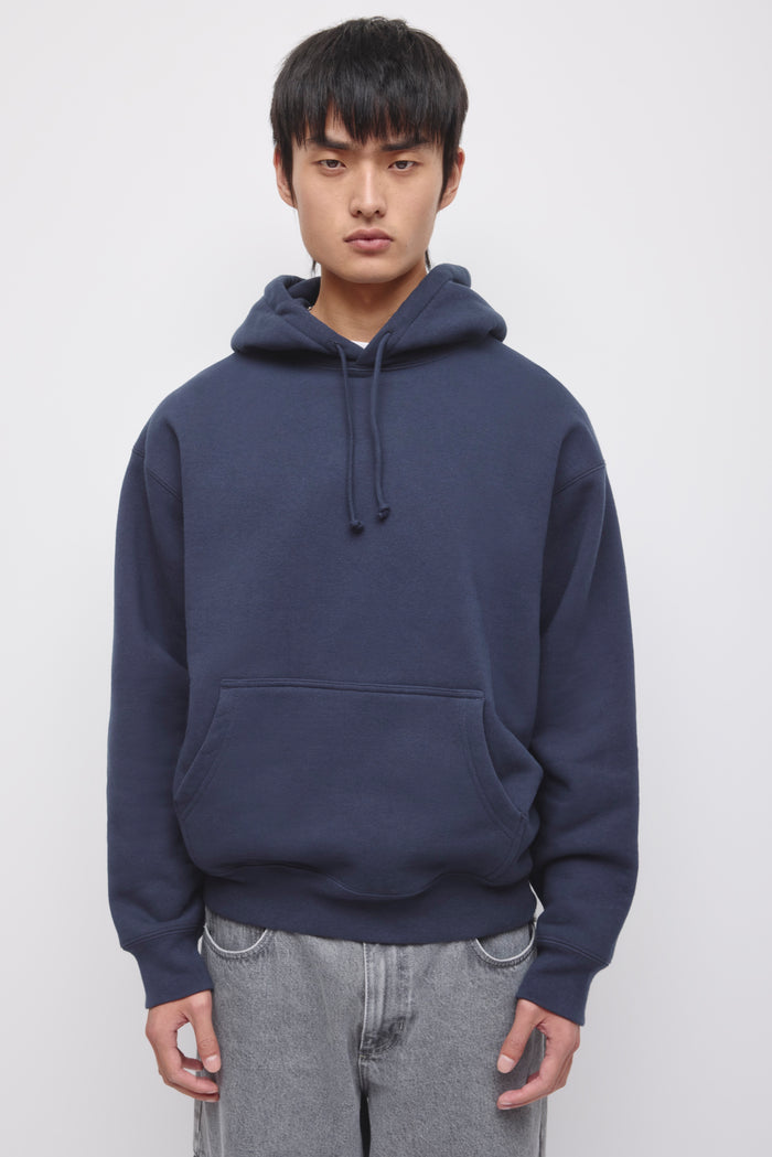 Model is 6'2 and is wearing size M.