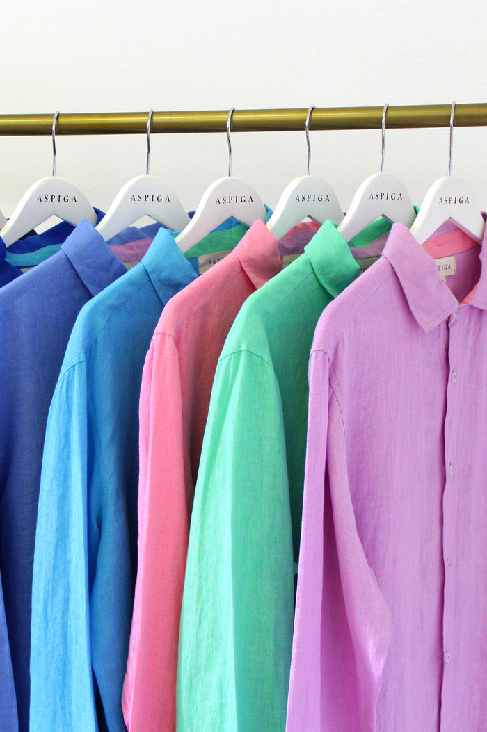 Men's-Premium-Linen-Shirt-Pink