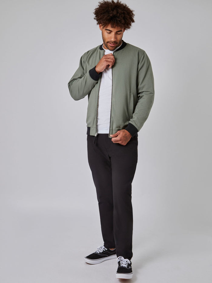 lightweight, comfortable, and perfect for layering # Reversible Bomber Jackets in Mercury Green | Men's Jackets