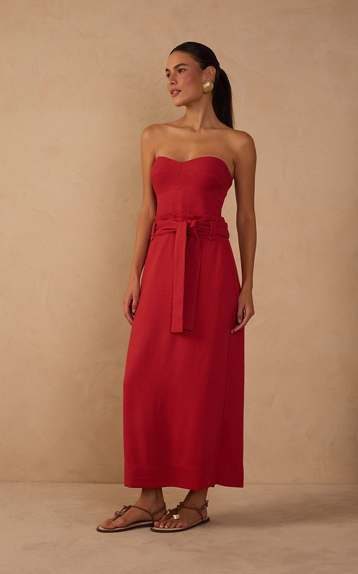 Midi Strapless Dress_1