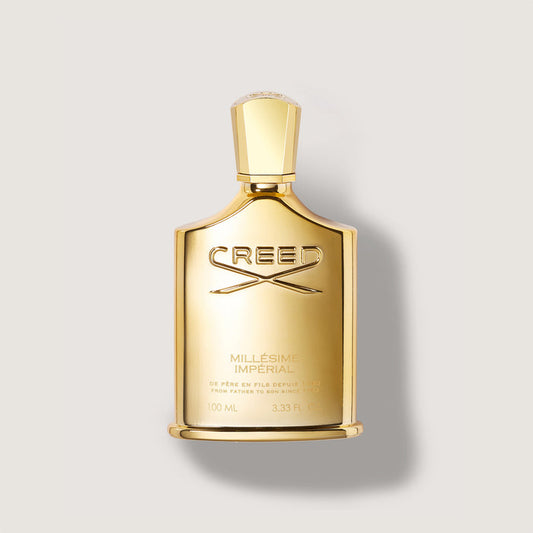 Creed Millésime Impérial 100ml Gold Bottle - Front View | Creed Fragrances