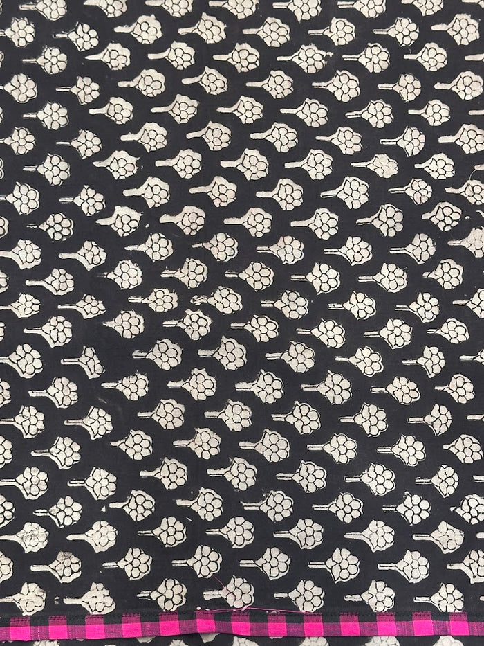 Mishrita Black Polka Kota Saree
