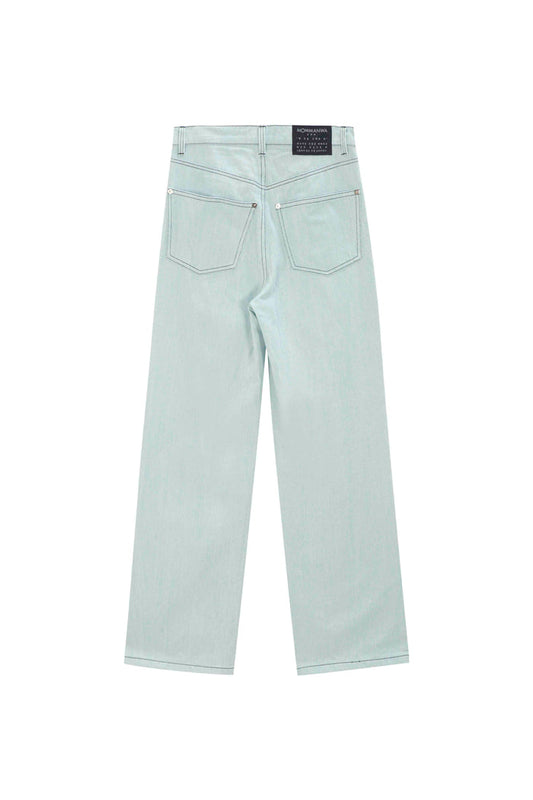 【MOMMANWA モンマンワ】TIGER DAMAGED DENIM PANTS