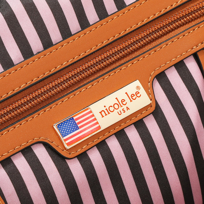 MONOGRAM LOGO SATCHEL BAG