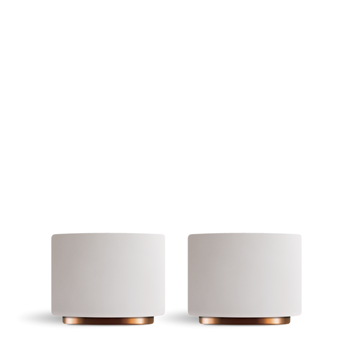 3oz / Matte White / Demitasses (Set of 2)