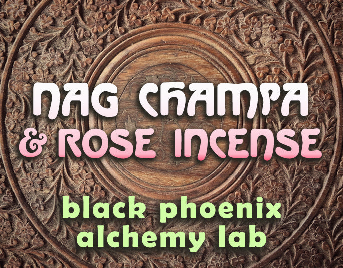 Nag Champa &amp; Rose Incense Perfume Oil