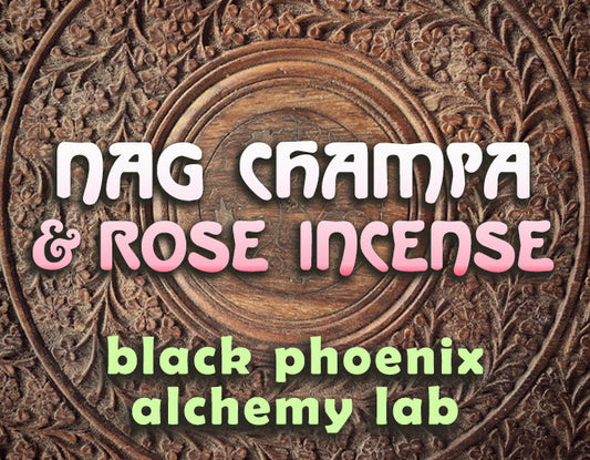 Nag Champa &amp; Rose Incense Perfume Oil