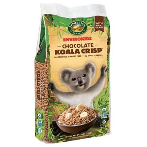 NATURES PATH Envirokidz Organic Cereal Chocolate Koala Crisp Bulk Eco Pack - 725g - L'Organic