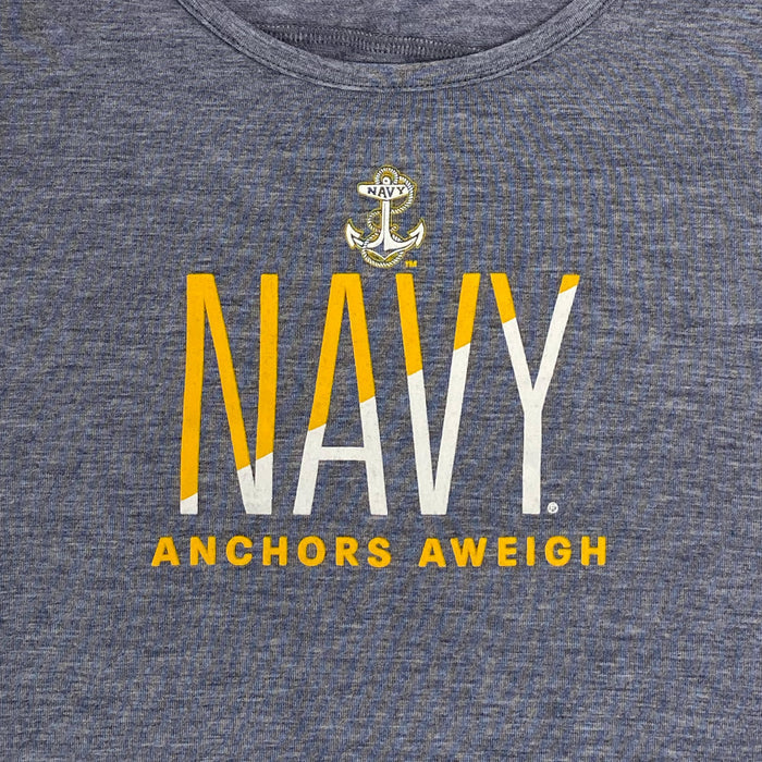 Navy Ladies Under Armour Breezy Sport Tank (Navy)