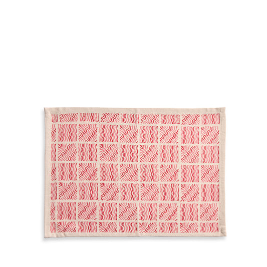 Neem Placemat in Ruby Red
