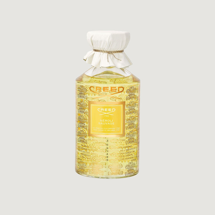 Creed Néroli Sauvage 490ml Flacon - Large Format Engraved Glass, White Leather Cap | Creed Fragrances