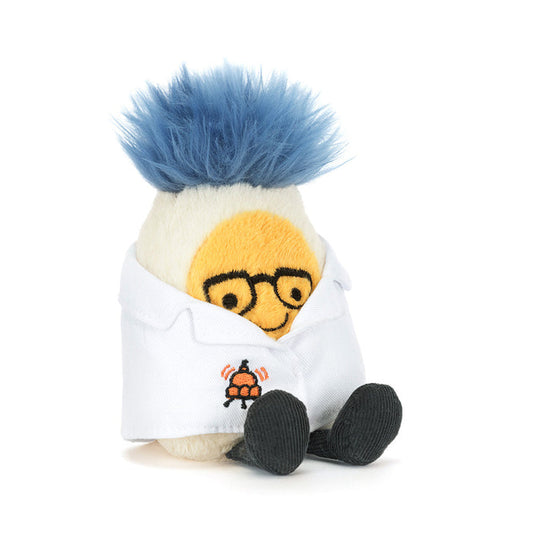 *NEW* Jellycat Amuseables Boiled Egg Scientist Outfit