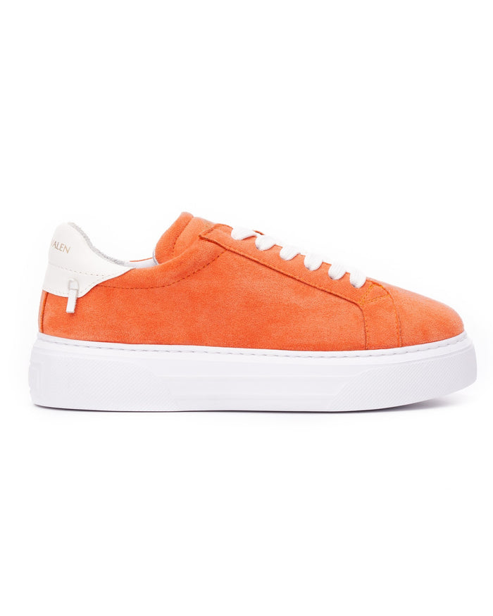 Node High Street Women's Orange Sneakers Suede Edition