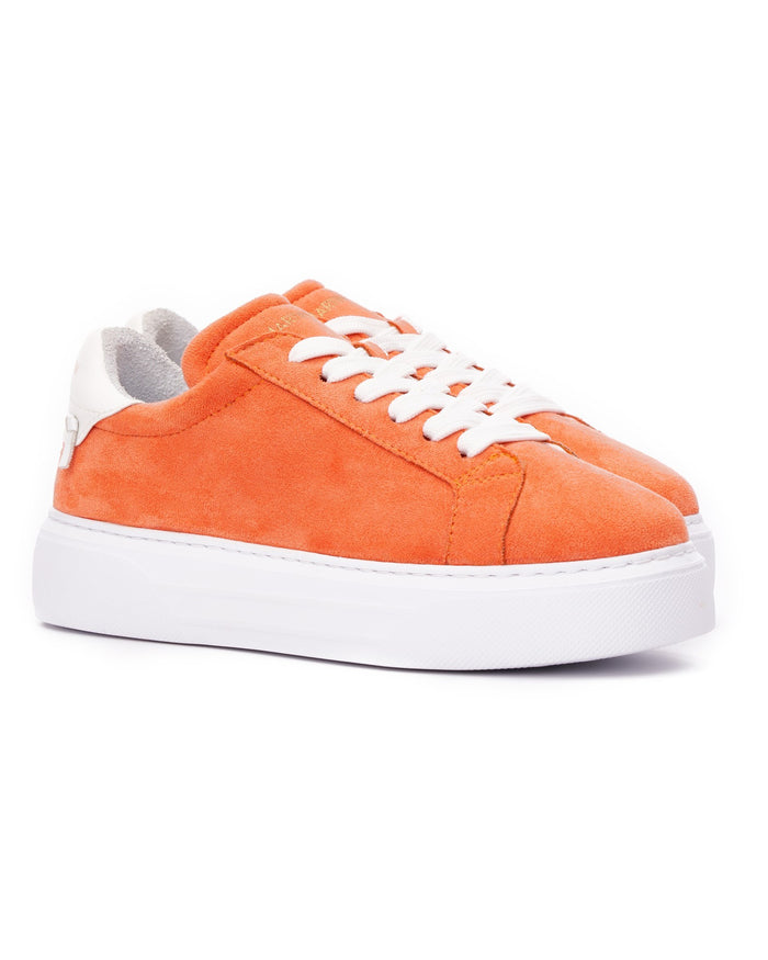 Node High Street Women's Orange Sneakers Suede Edition (4)