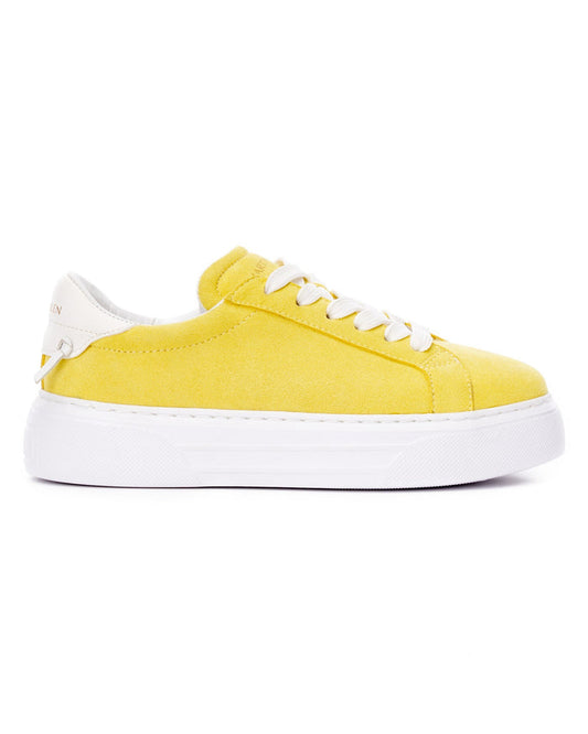 Node High Street Women's Yellow Sneakers Suede Edition
