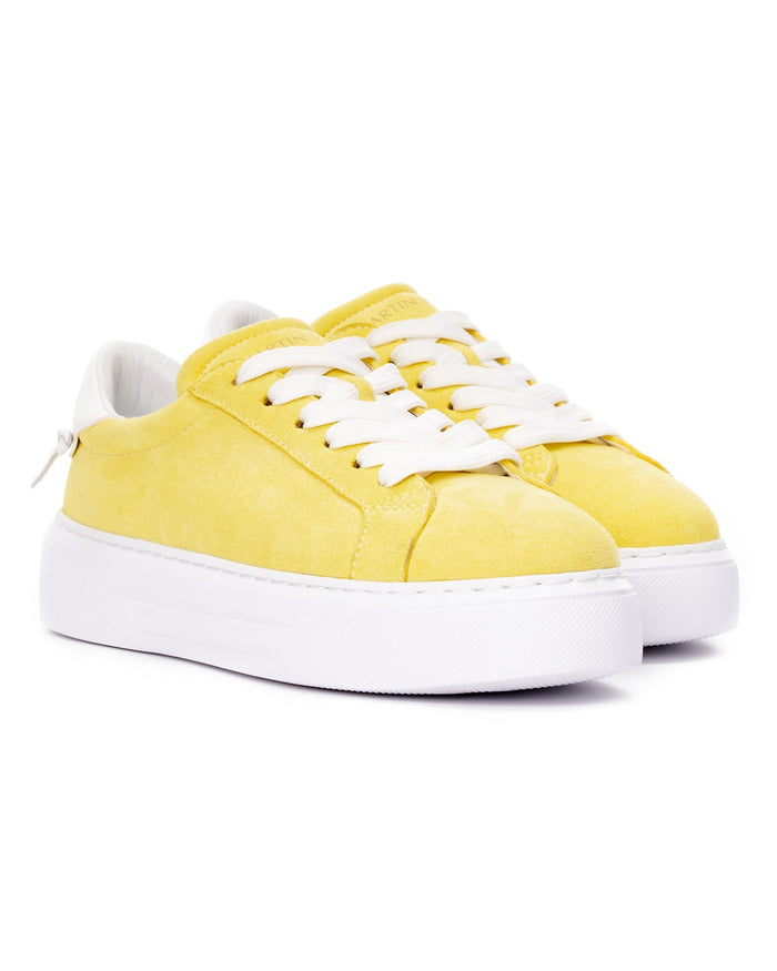 Node High Street Women's Yellow Sneakers Suede Edition (2)