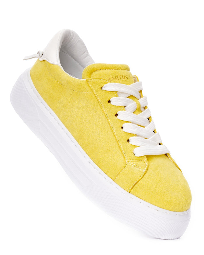 Node High Street Women's Yellow Sneakers Suede Edition (4)
