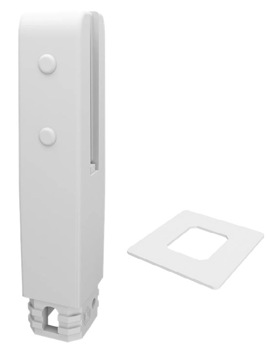 Non Conductive Pool Fence Spigot - Insuluxe - Core Drill Insulated Spigot, Matt White - Image 1