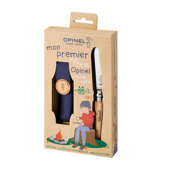 Opinel - My First Opinel Knife & Recycled Sheath Set