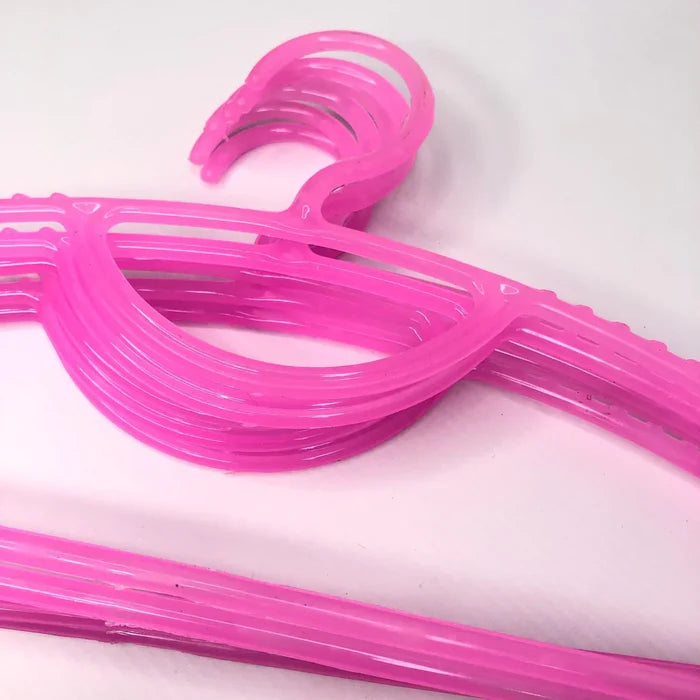 Pack Of 6 - Plastic Clothes Hanger