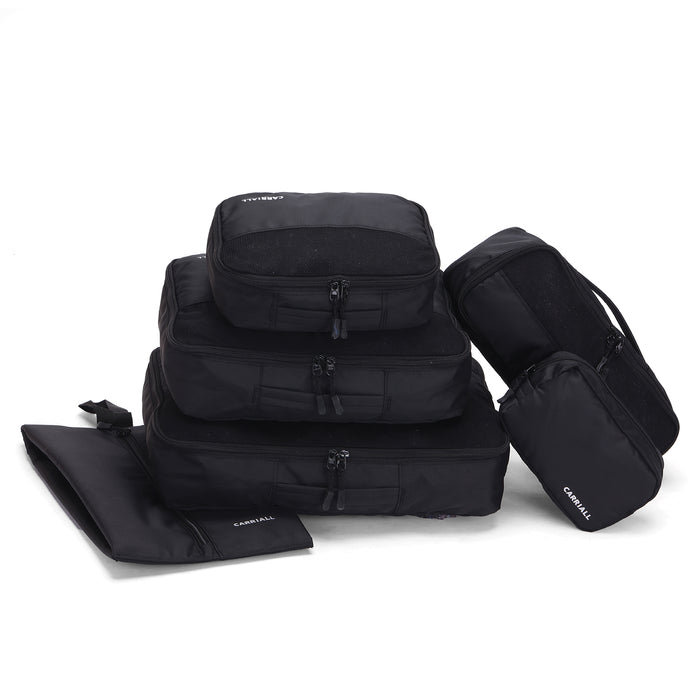 Packing Cubes Set of 6, carry-on packing cubes for organized travel
