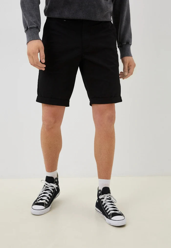 PÁNSKÉ CHINO KRAŤASY ÚZKÉHO STŘIHU Z ELASTICKÉHO GABARDÉNU