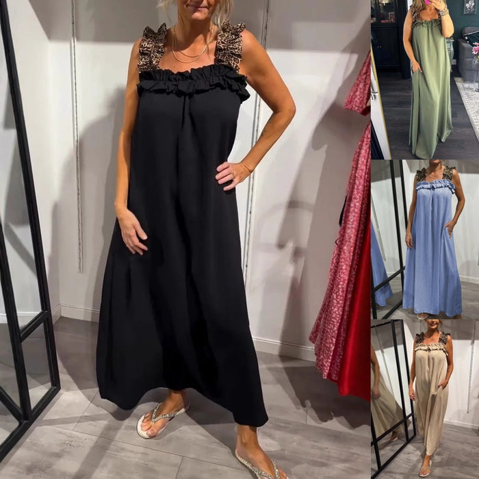 Pascaline - Robe Décontractée Sans Manches avec Poches