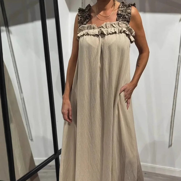 Pascaline - Robe Décontractée Sans Manches avec Poches