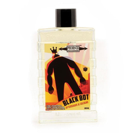 Phoenix Shaving | Black Bot Aftershave & Cologne - Epic 60's Musk!