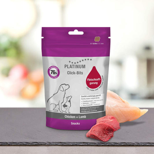Platinum Snacks Click-Bits Chicken & Lamb