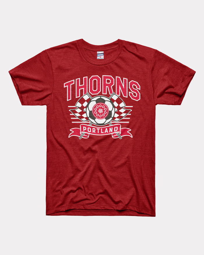 Portland Thorns Banner Cardinal T-Shirt
