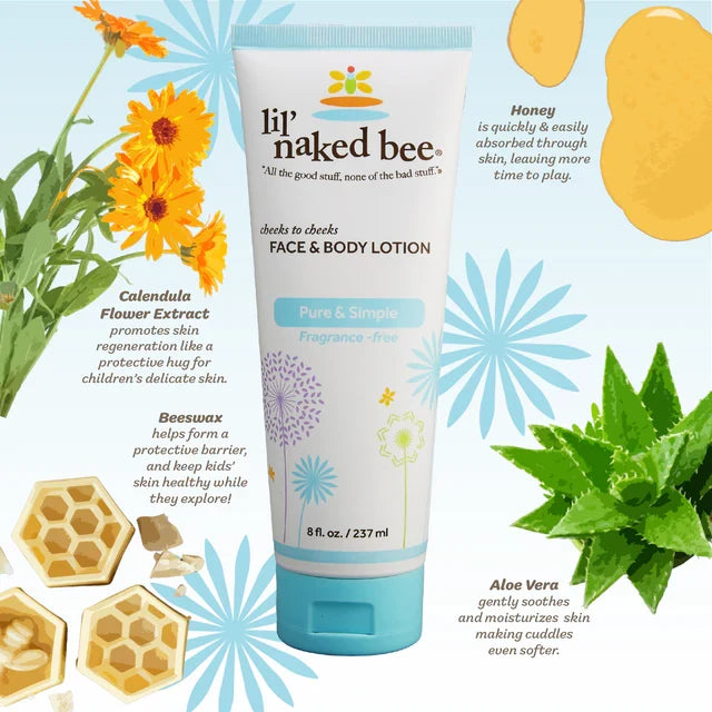 Pure & Simple Cheeks to Cheeks Face & Body Lotion