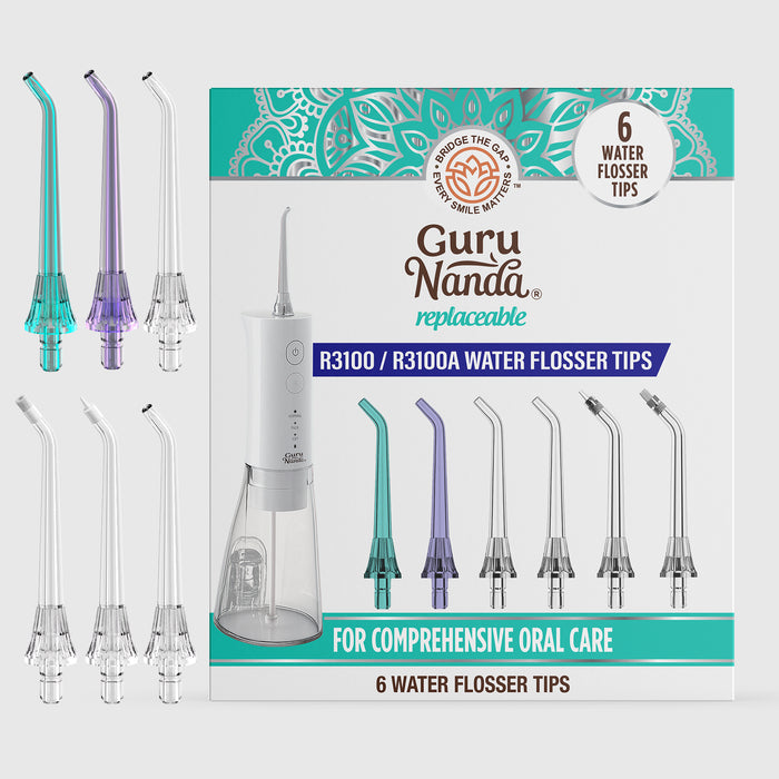 Replacement Water Flosser Tips for Model R3100/R3100A 6-Pack