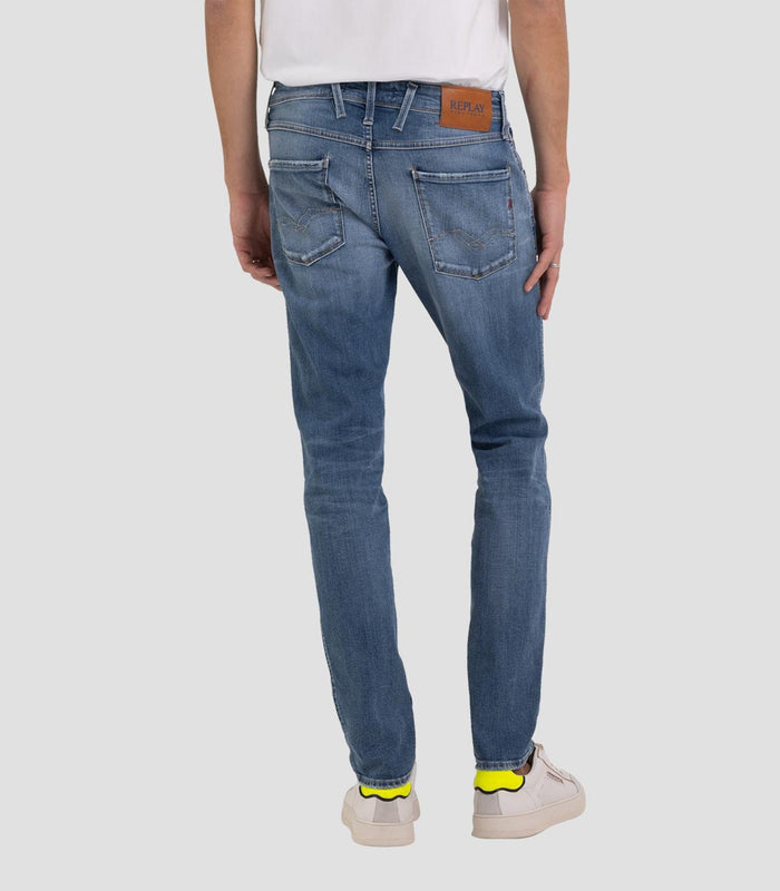 REPLAY PÁNSKE SLIM FIT ANBASS DŽÍNY